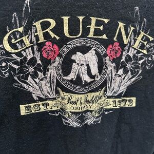 Gruene long sleeve black Graphic Tee